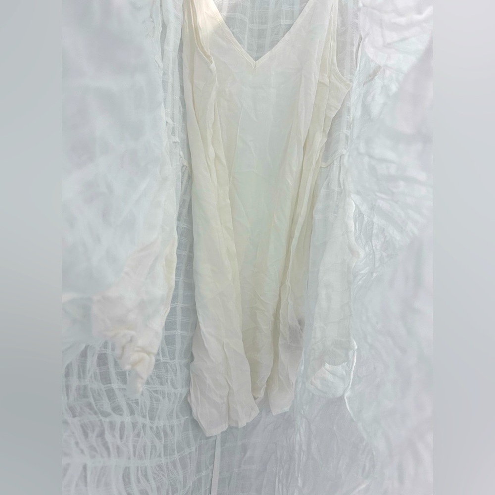 🤍🌸Free People, Edie Dress, Large in White - Picture 7 of 8